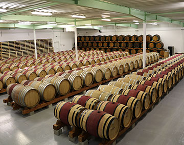 We offer guided tours of our winery.